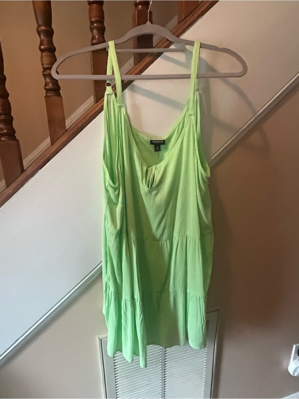 Torrid Lime Green Baby Doll Top NWT